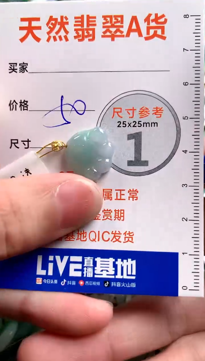 【闪购商品】翡翠颈饰18K金镶嵌14005039