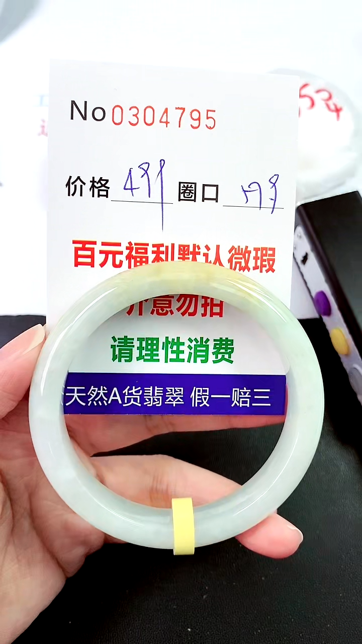 【闪购商品】翡翠手镯未镶嵌00304795