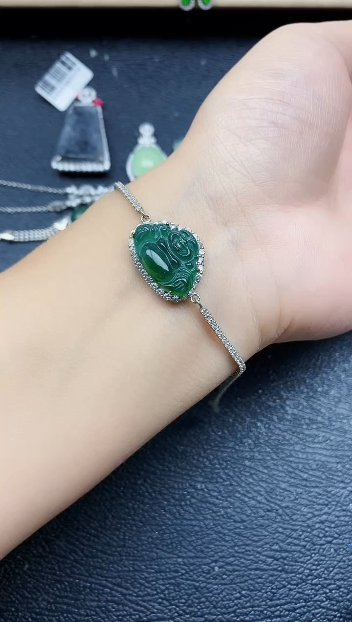 【闪购商品】翡翠戒指银S925镶嵌11111