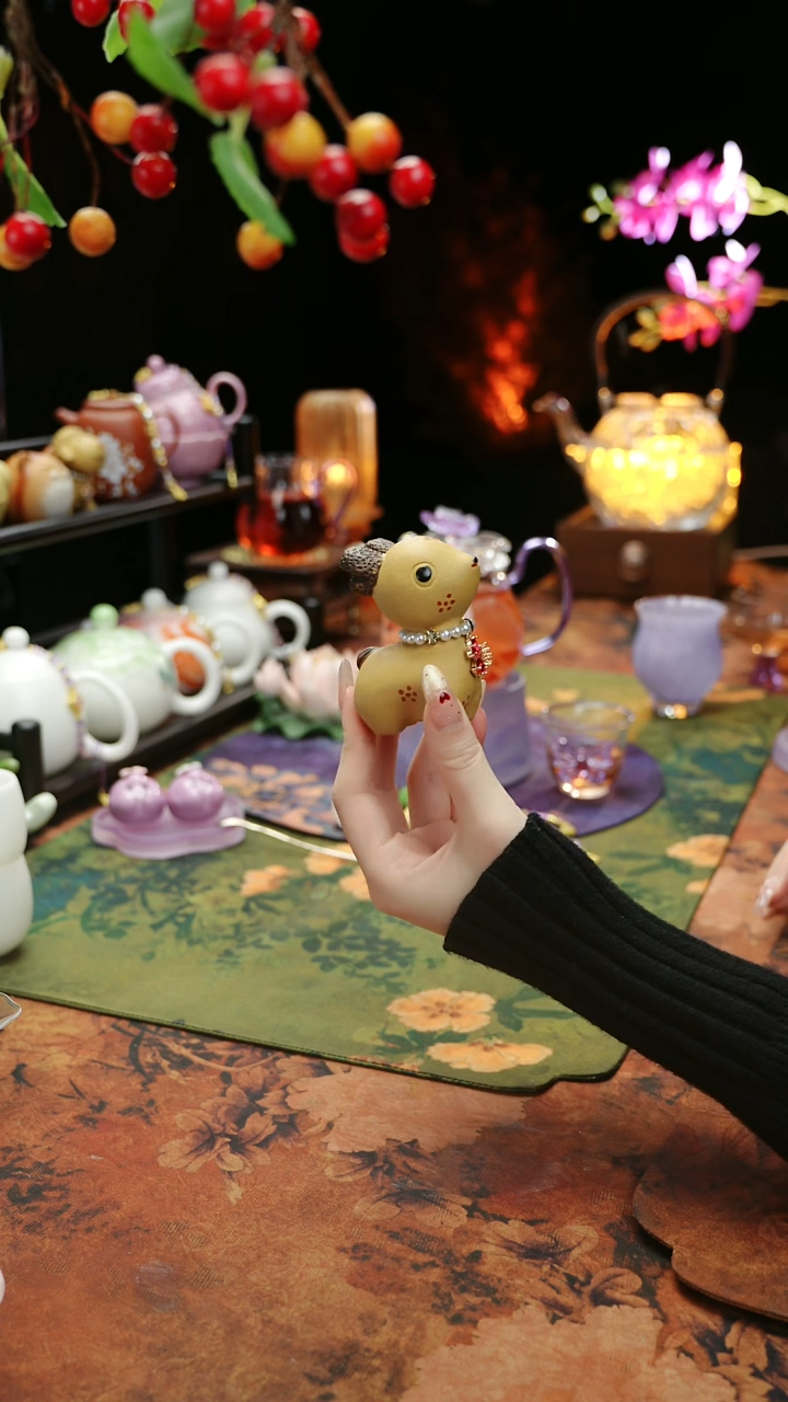 【闪购商品】一鹿有你紫砂茶宠摆件+滴流