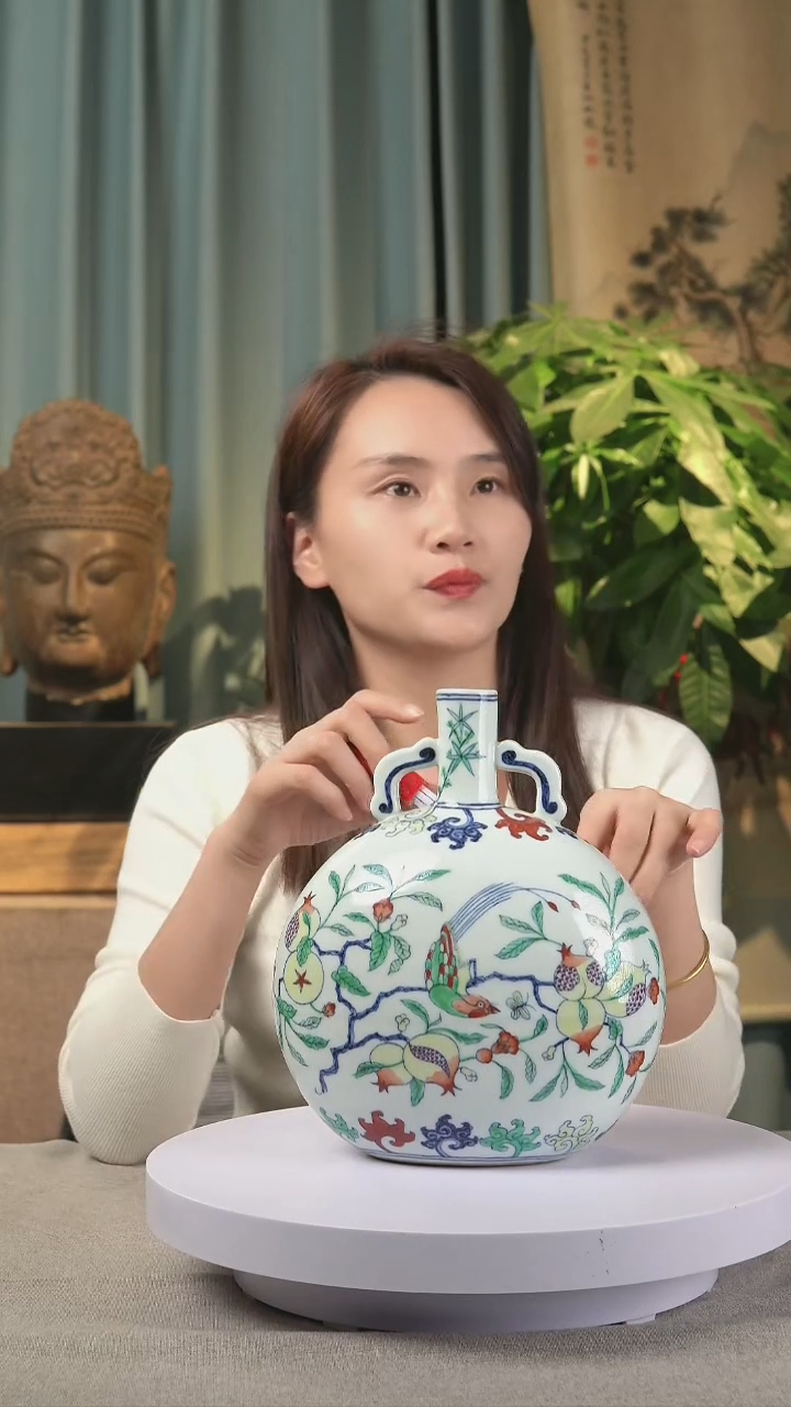 金**袁瓷器摆件完美漂亮