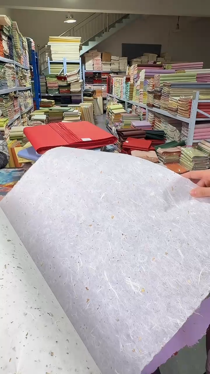 纯手工61*180cm50张白色金箔雁楮清水云龙