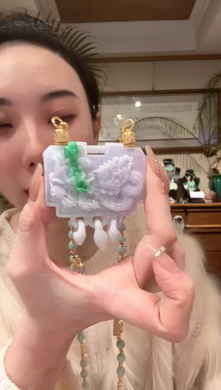 【闪购商品】翡翠颈饰未镶嵌国风