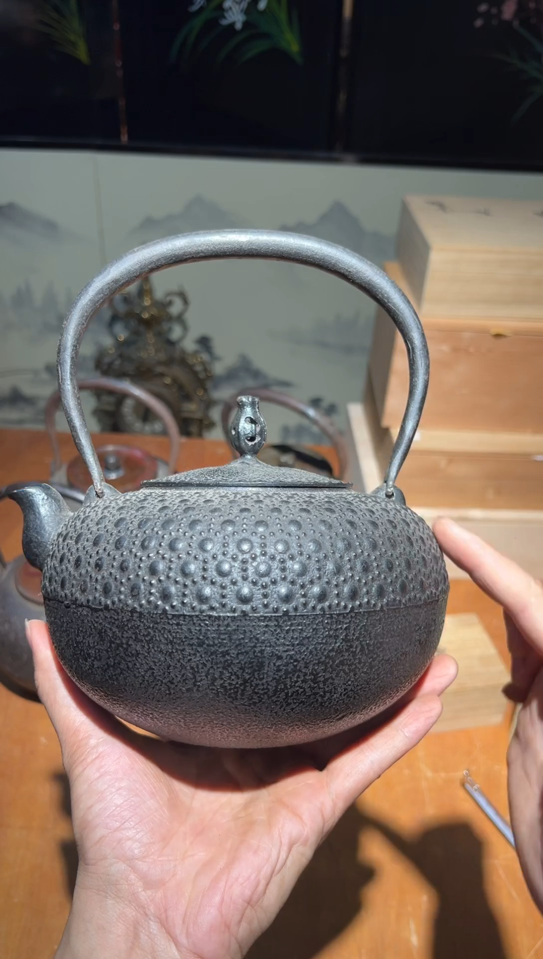 铁A2895铁壶中古周边/