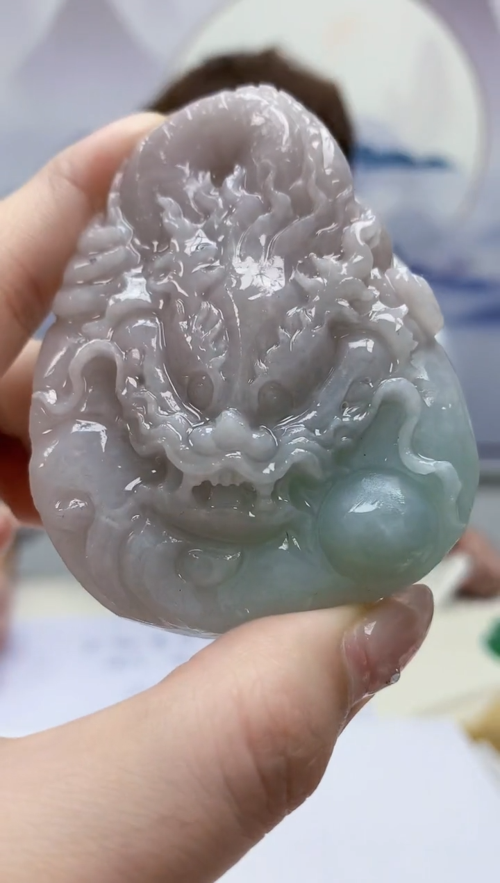 【闪购商品】定制翡翠未镶嵌4868jw-毛货挂件54