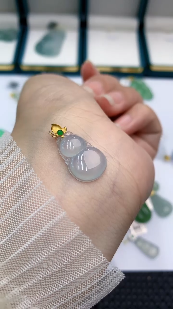 【闪购商品】翡翠颈饰银S925镶嵌            8