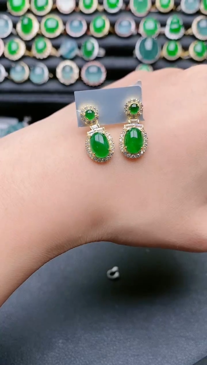 【闪购商品】翡翠戒指银S925镶嵌11111