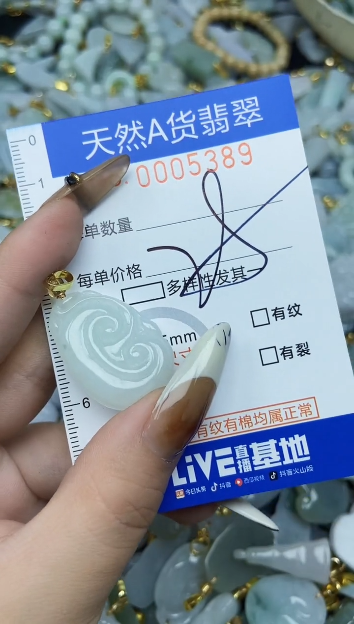 【闪购商品】翡翠颈饰未镶嵌天然A货翡翠