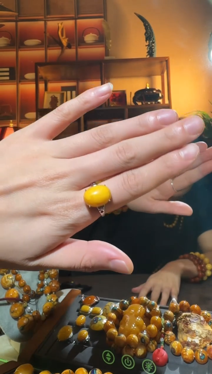 蜜蜡颈饰银S925镶嵌5463选择多样性发货其中一件