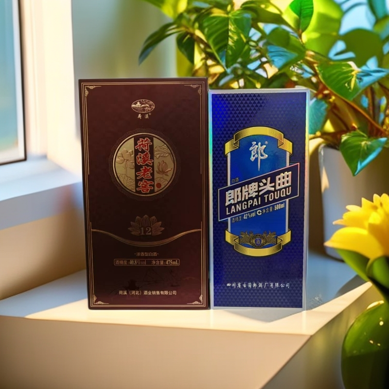 荷溪荷溪老窖（12）浓香型白酒  头曲蓝标40.8度475