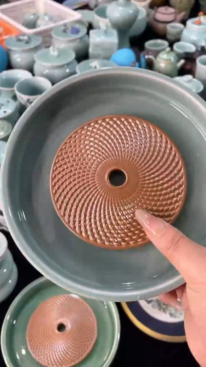 【闪购商品】特价 微瑕 慧仙青瓷