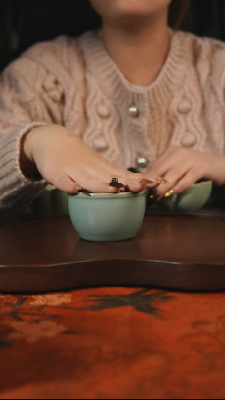 杯子瓷贾*经汝州原产地原矿仿古老釉q