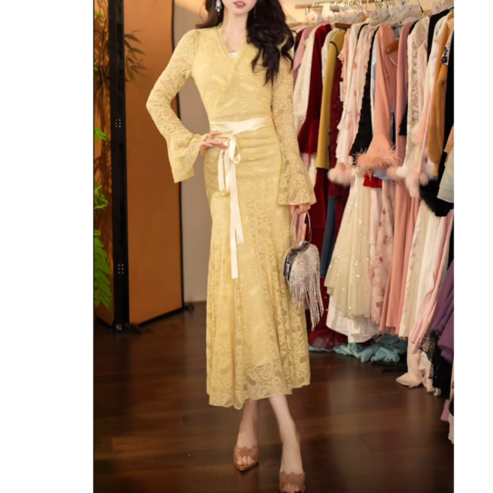 2店-【清水定制】-843梦中情缘N597连衣裙