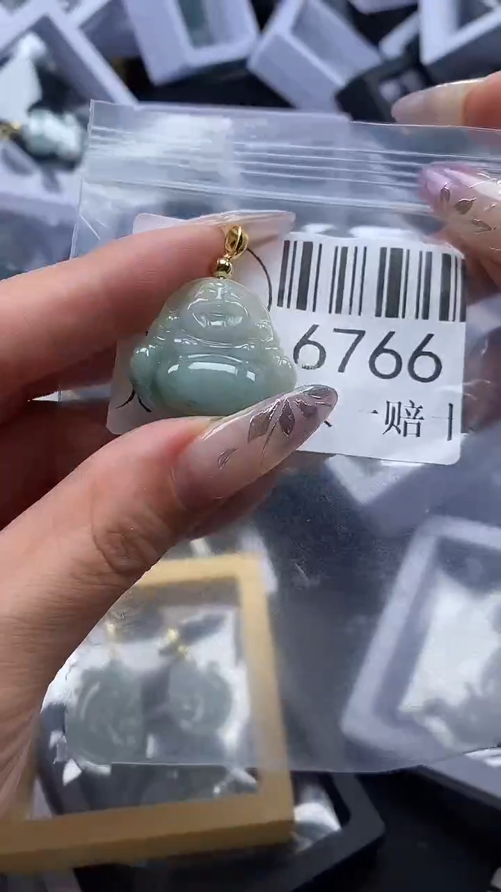 吊坠(不含链)未镶嵌翡翠6766