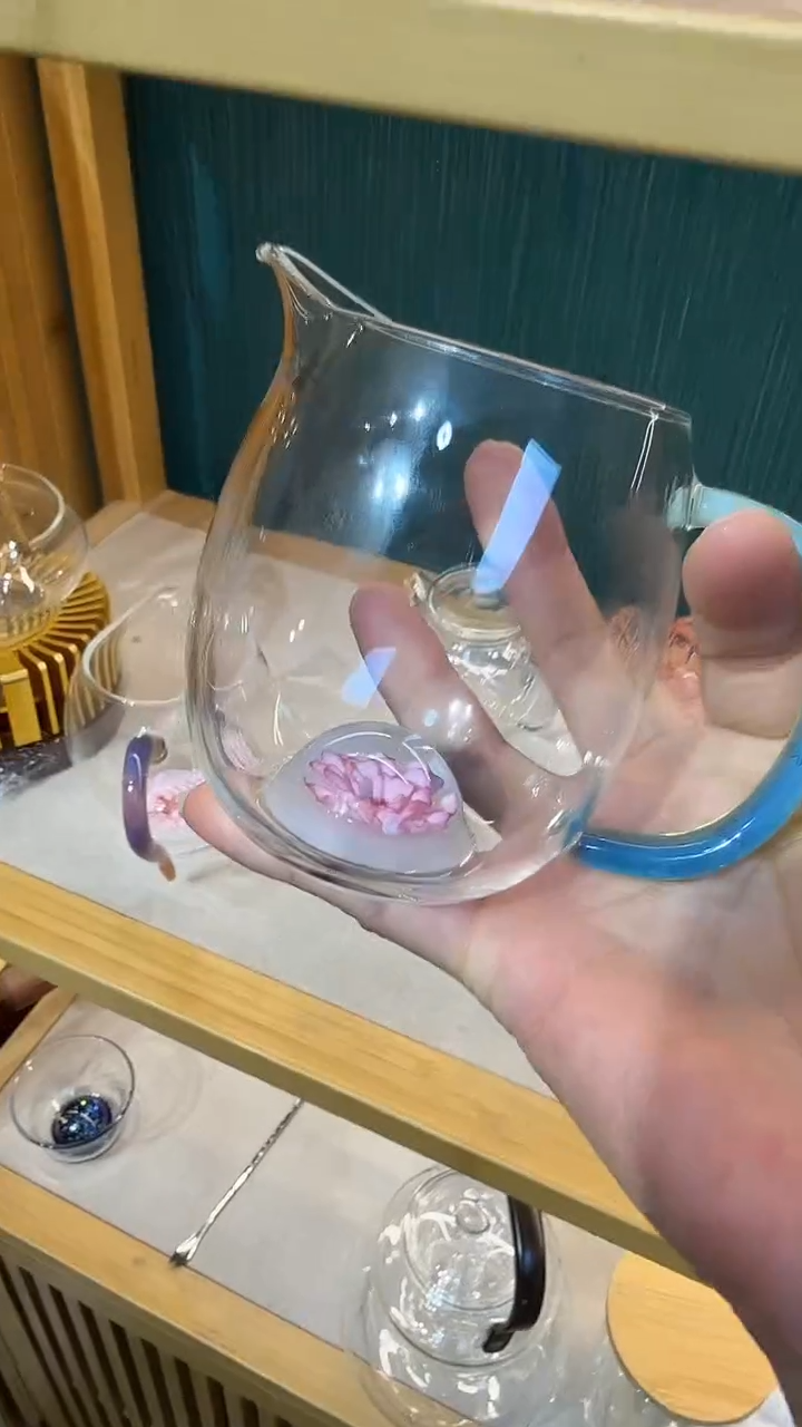 和气绿玛瑙唐韵澄然公道杯    