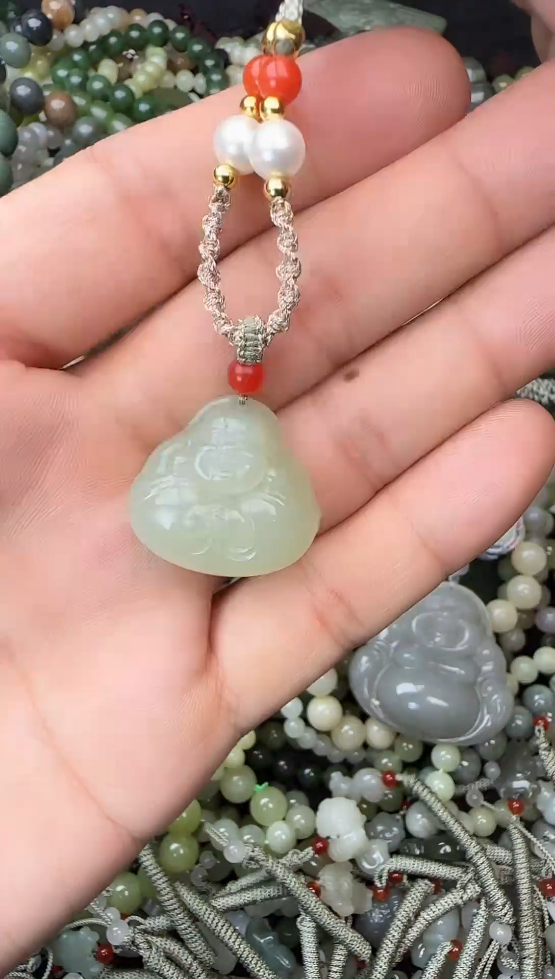 颈饰未镶嵌和田玉拍一发一