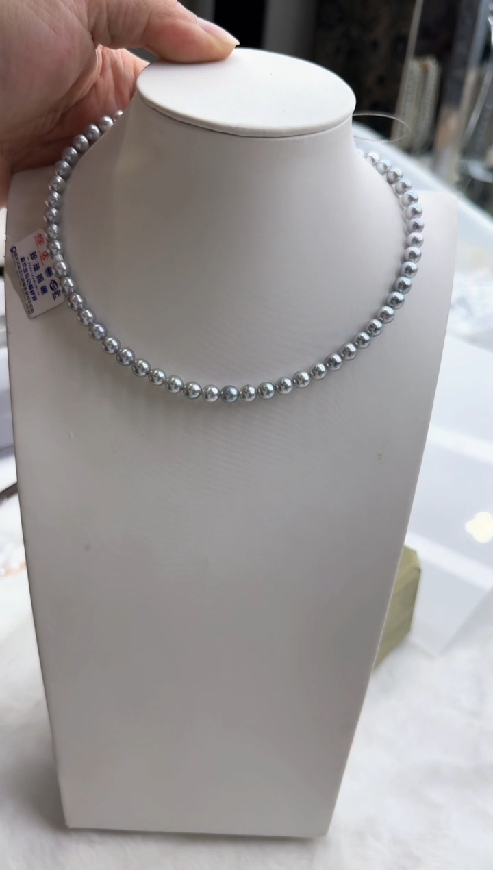 【闪购商品】海水珍珠颈饰银S925镶嵌清货