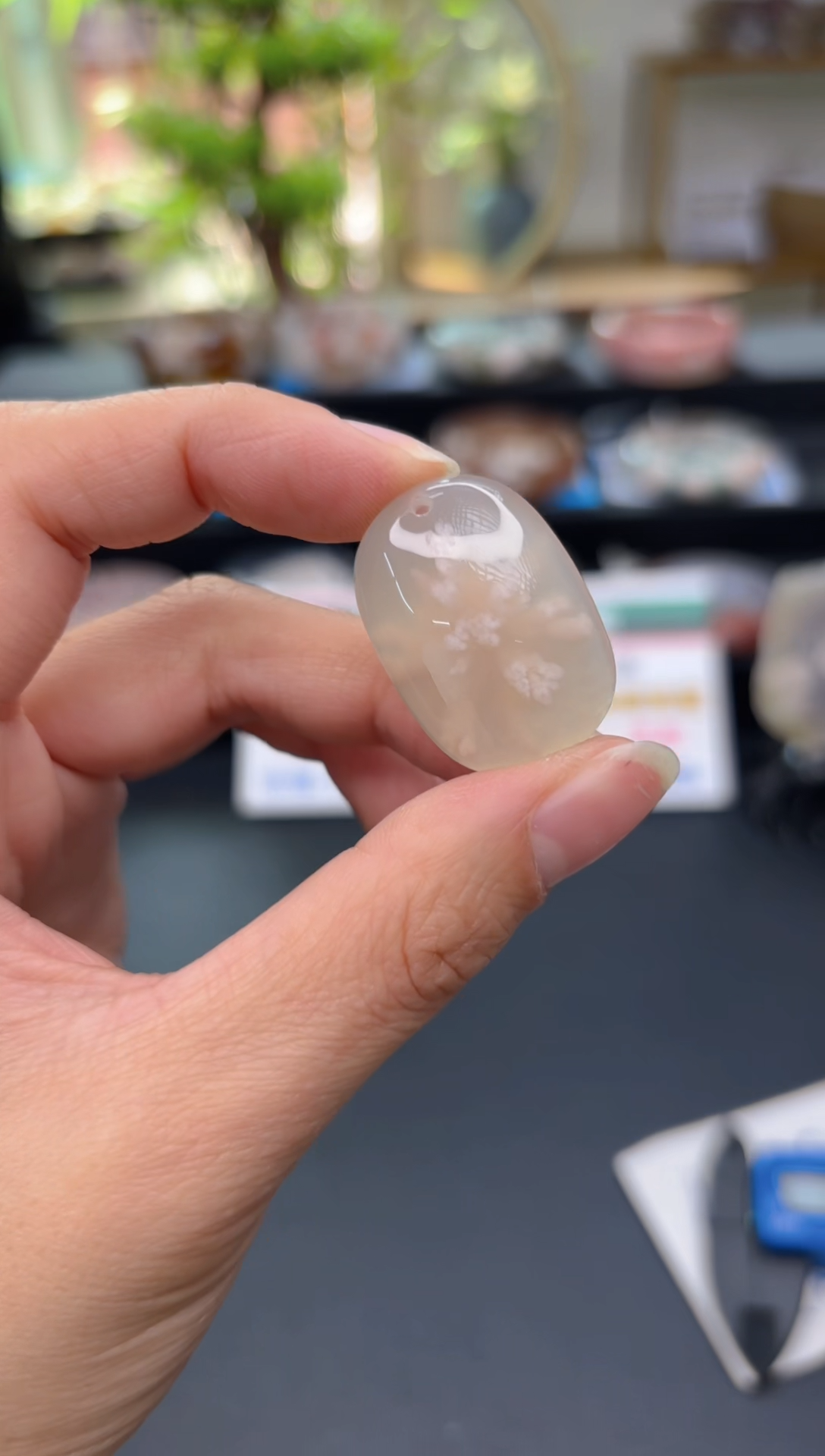 【闪购商品】石英质玉吊坠(不含链)未镶嵌C599（送绳）