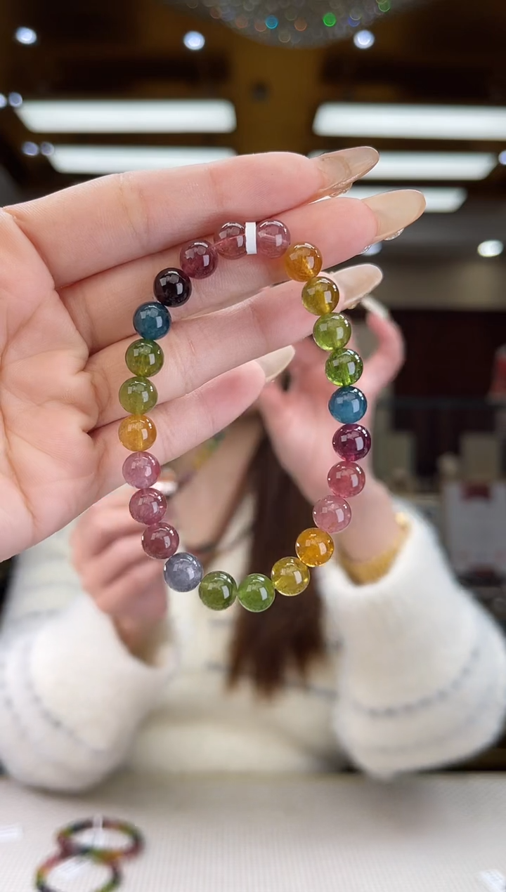 【闪购商品】碧玺/未镶嵌7mm+碧玺单圈34多样性发货