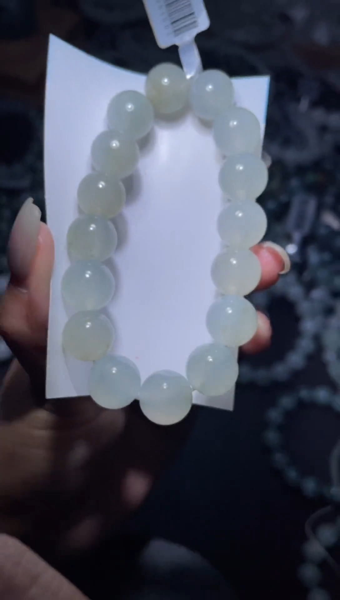 【闪购商品】定制翡翠未镶嵌天然缅甸A货翡翠手串39