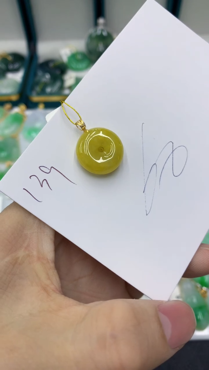 【闪购商品】翡翠颈饰18K金镶嵌11111111111