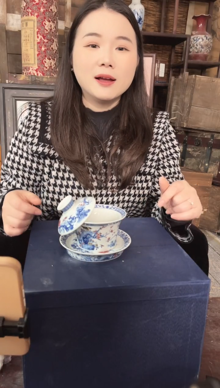 陶景德镇陶瓷摆件C075