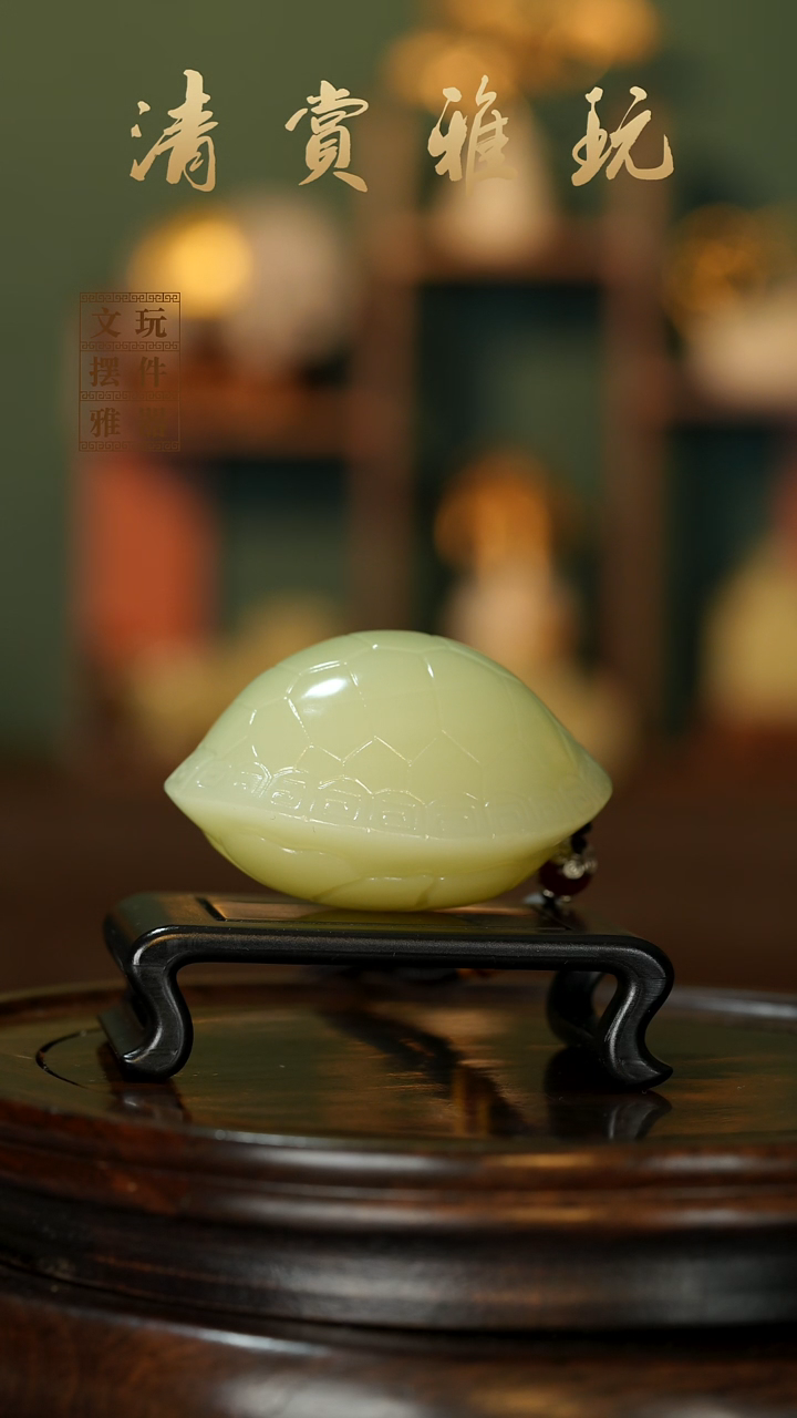 玉《博古富甲天下》手把件摆件