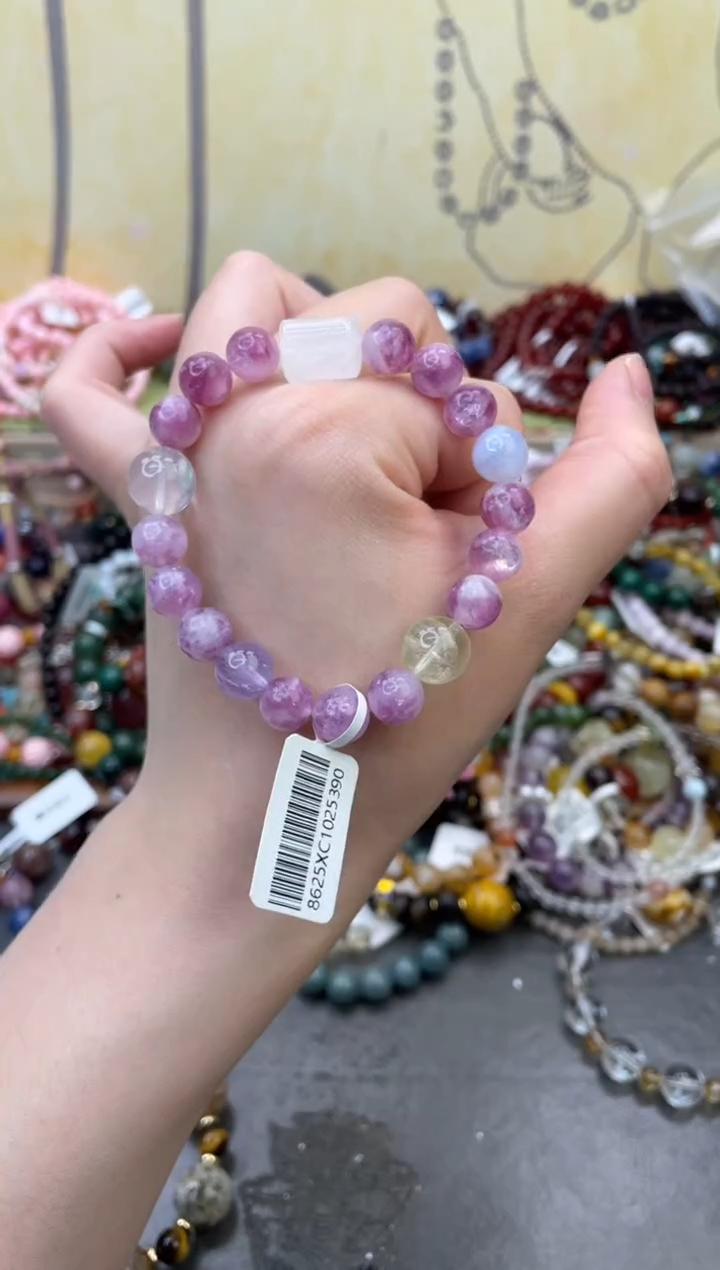 未镶嵌手链紫晶190