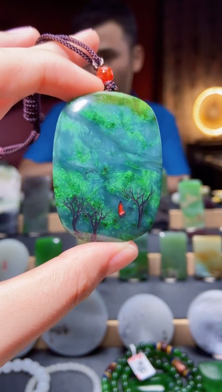 和田玉未镶嵌挂件yc