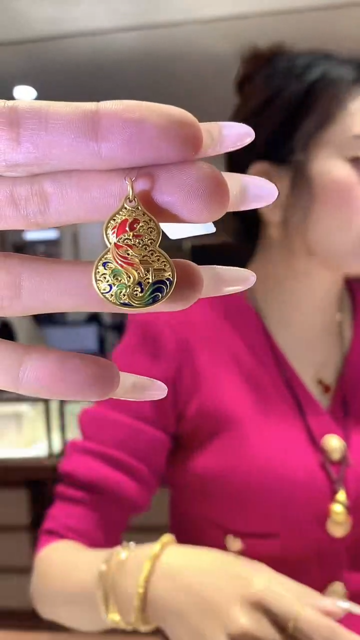 【闪购商品】定制足金吊坠(不含链)吊坠        