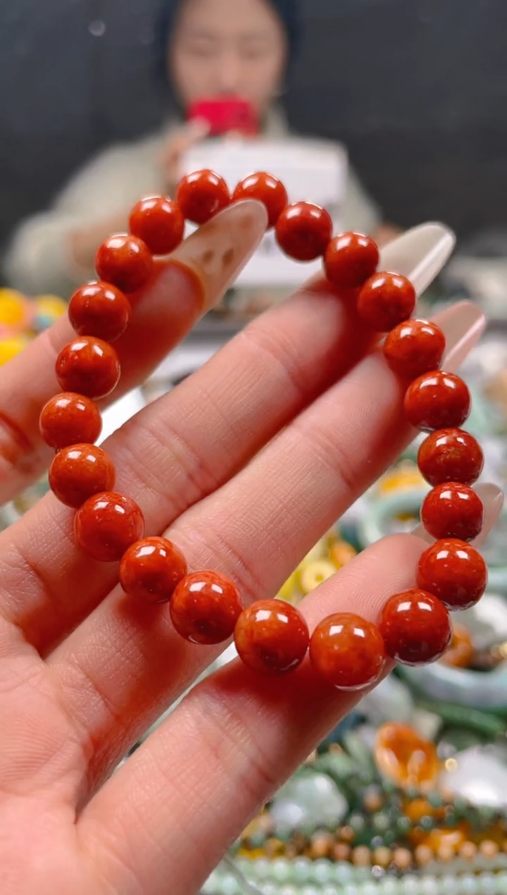 【闪购商品】翡翠颈饰未镶嵌8-9MM/B/翡翠A货一图一物