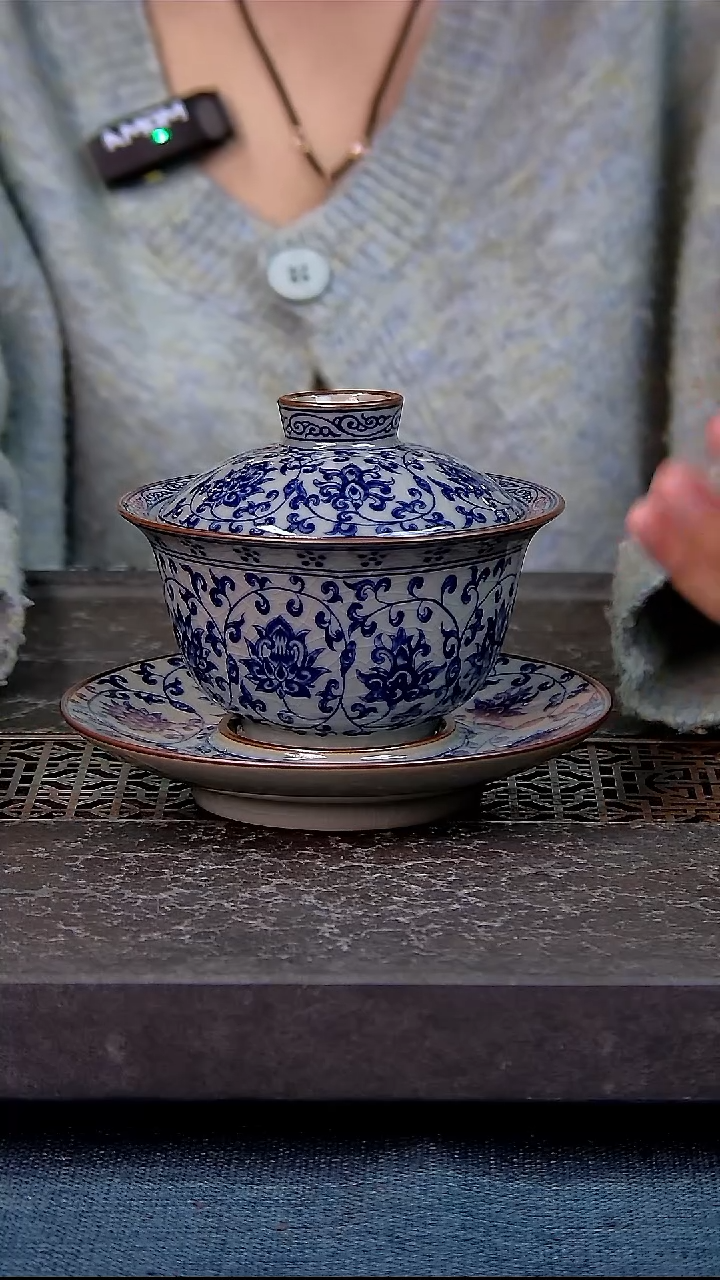 简装家用款1件套 老陶泥开片纹陶瓷茶具