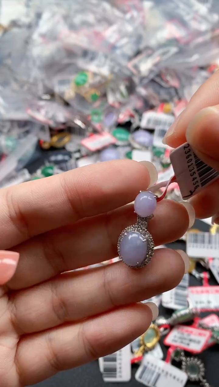 银S925镶嵌戒指翡翠天然A货缅甸翡翠