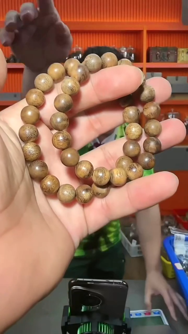 沉香手串21号单圈黎母山1.0多样性发一
