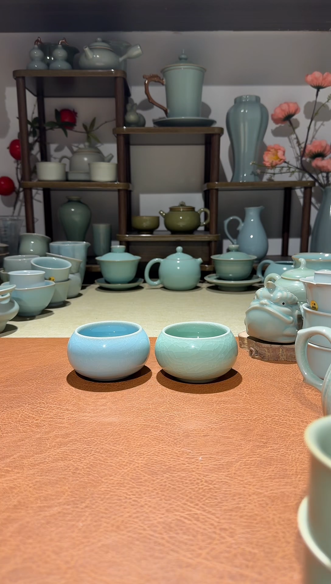 杯子瓷福利  禅定杯 主人杯品茗杯 豆绿釉天青釉可选一级精品