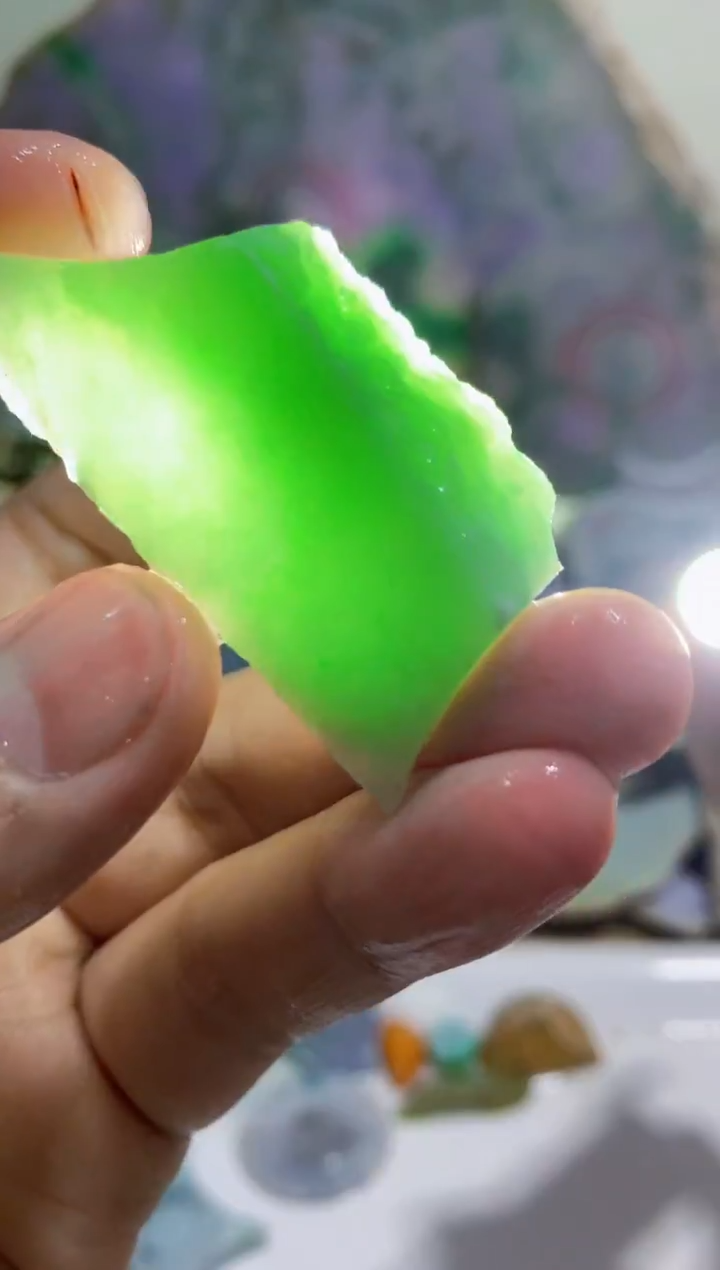 裸石翡翠0蒙0翡翠珠宝