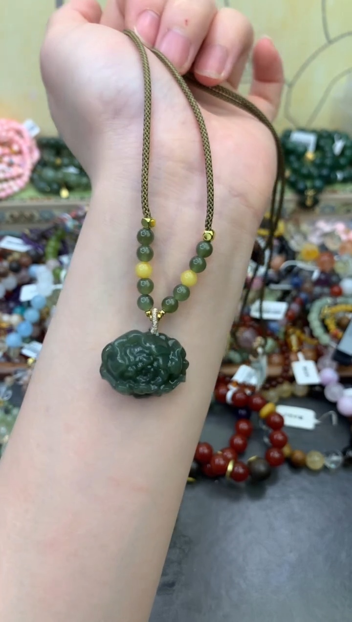 未镶嵌和田玉项链462