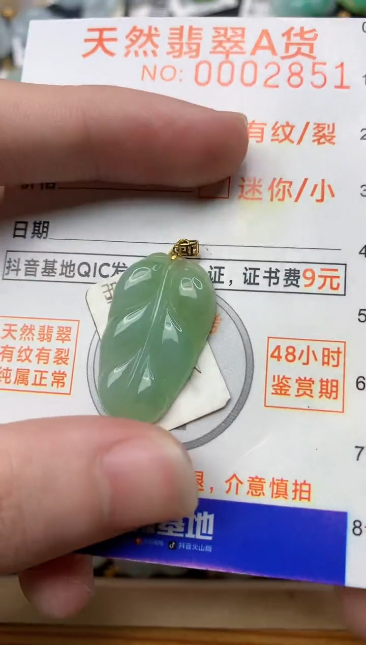 【闪购商品】翡翠颈饰18K金镶嵌2............