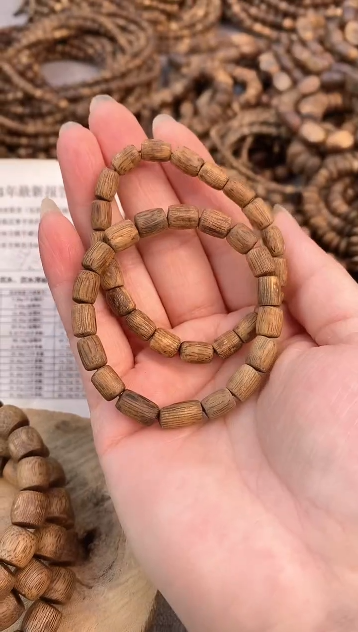 手串沉香随型桶珠单圈棋楠手串多样性发一