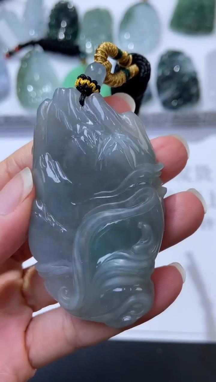未镶嵌挂件翡翠379396   多人