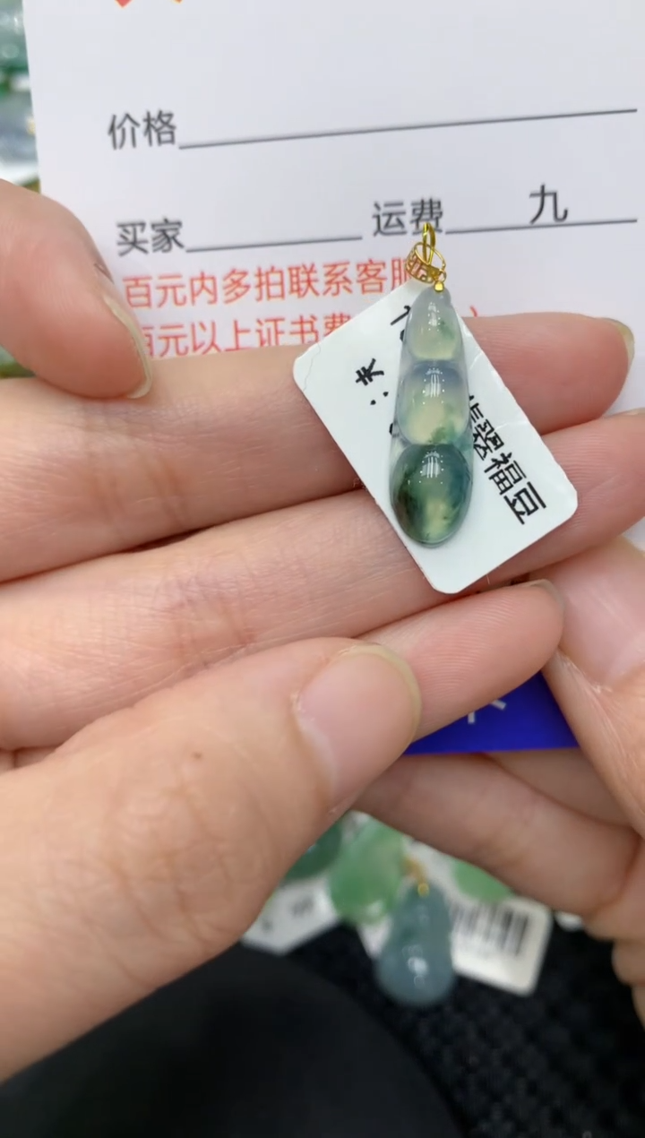 【闪购商品】翡翠颈饰18K金镶嵌11111111