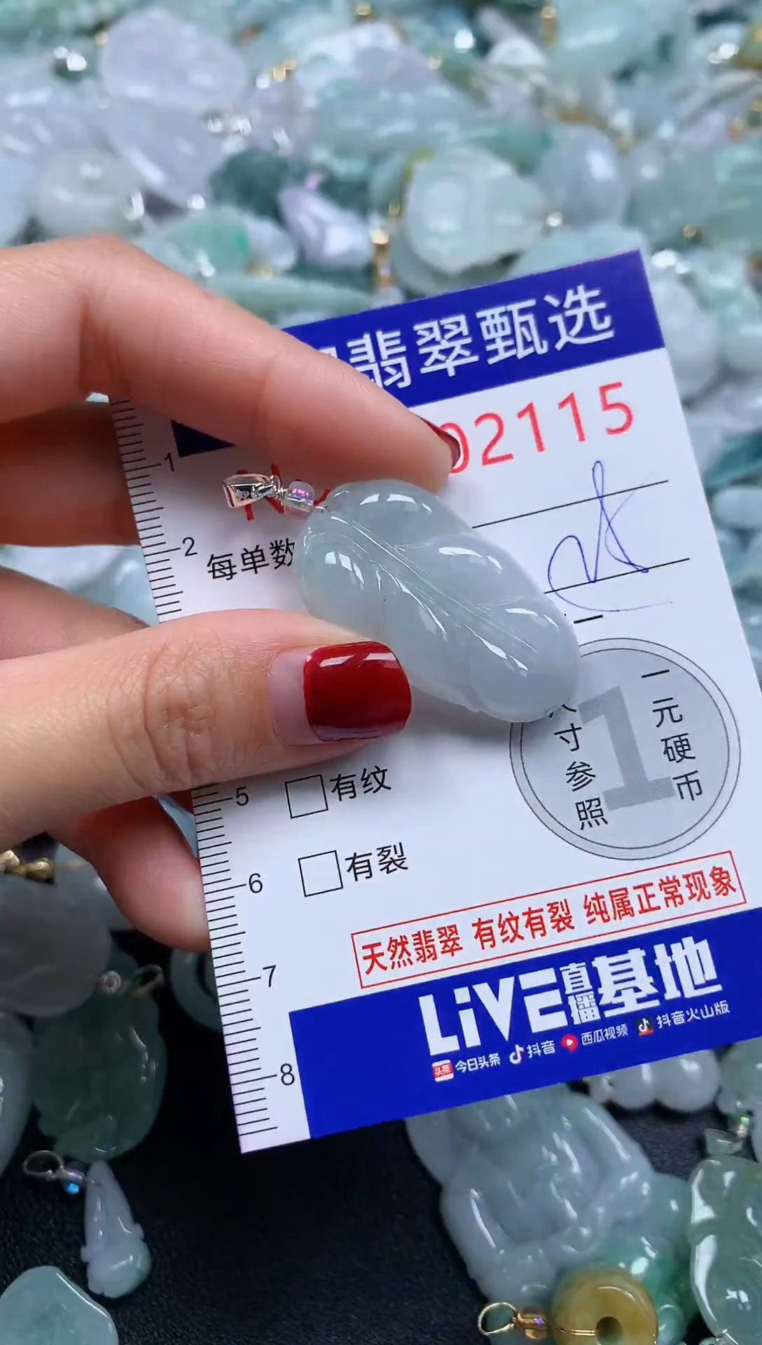 吊坠(不含链)未镶嵌翡翠2115