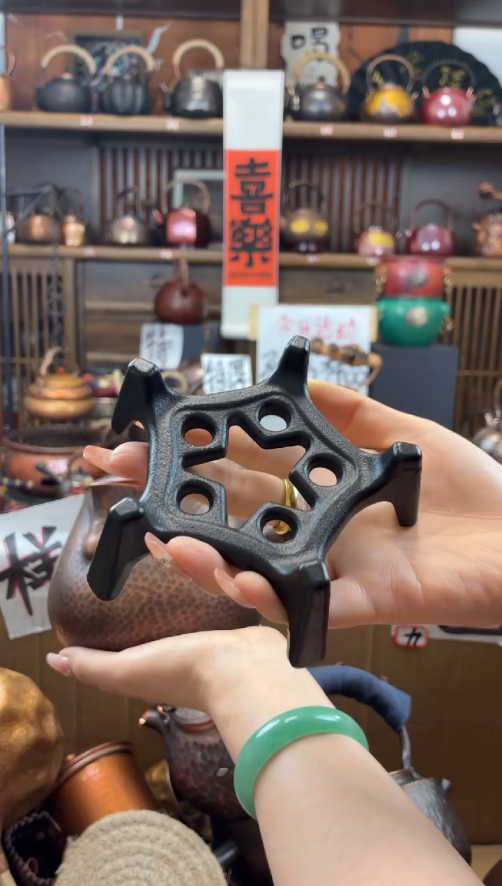 平****明铸铁小号五角底座   