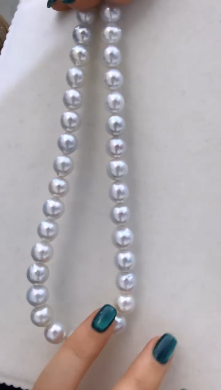 【闪购商品】海水珍珠项链未镶嵌225  9-12mm