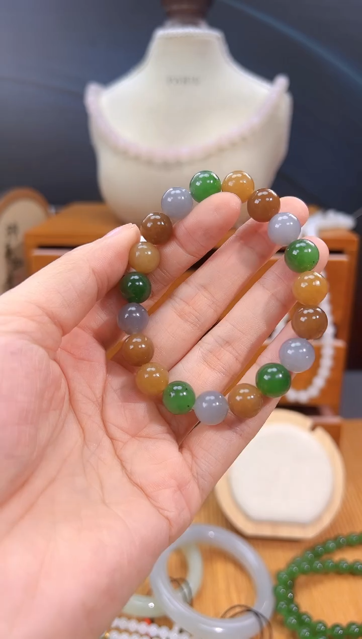 未镶嵌手串和田玉多样性拍一发一 cg