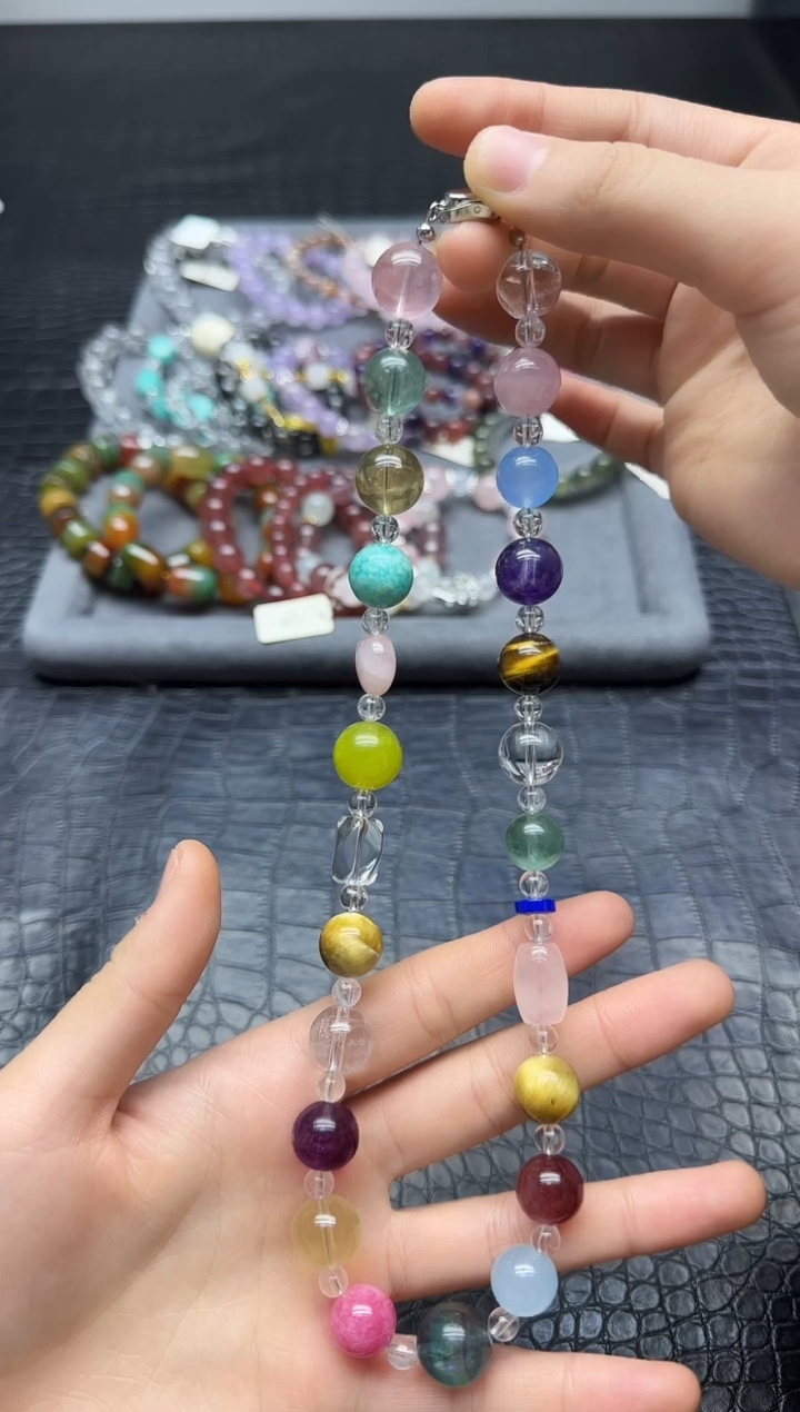 项链未镶嵌水晶天然多宝项链