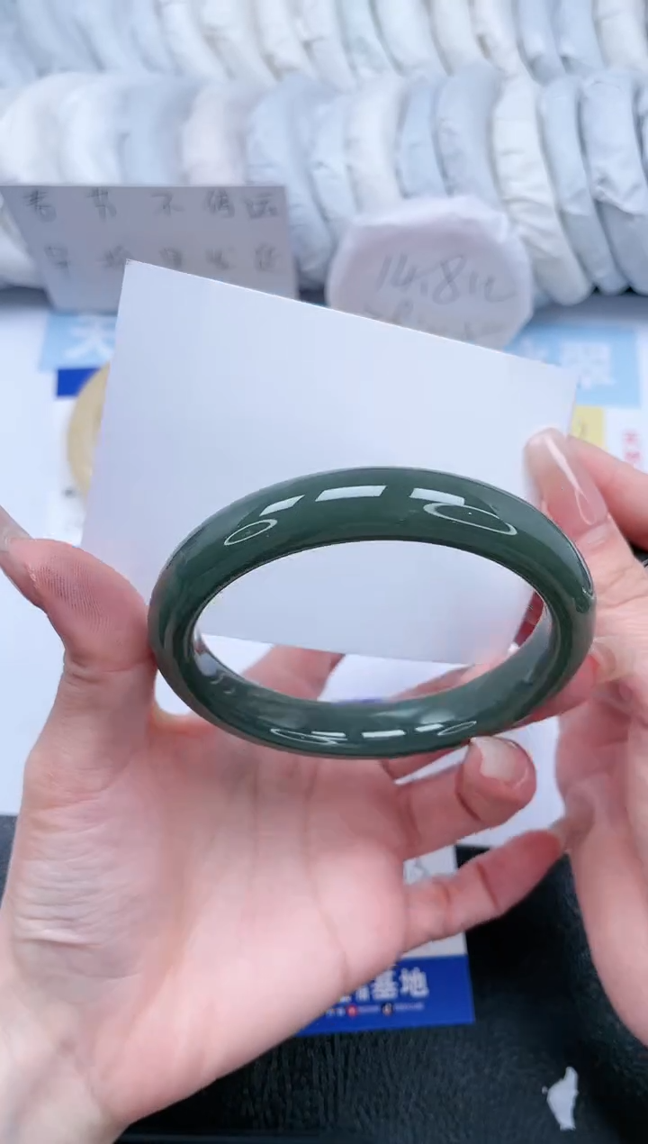 【闪购商品】和田玉手镯未镶嵌T329-62.3