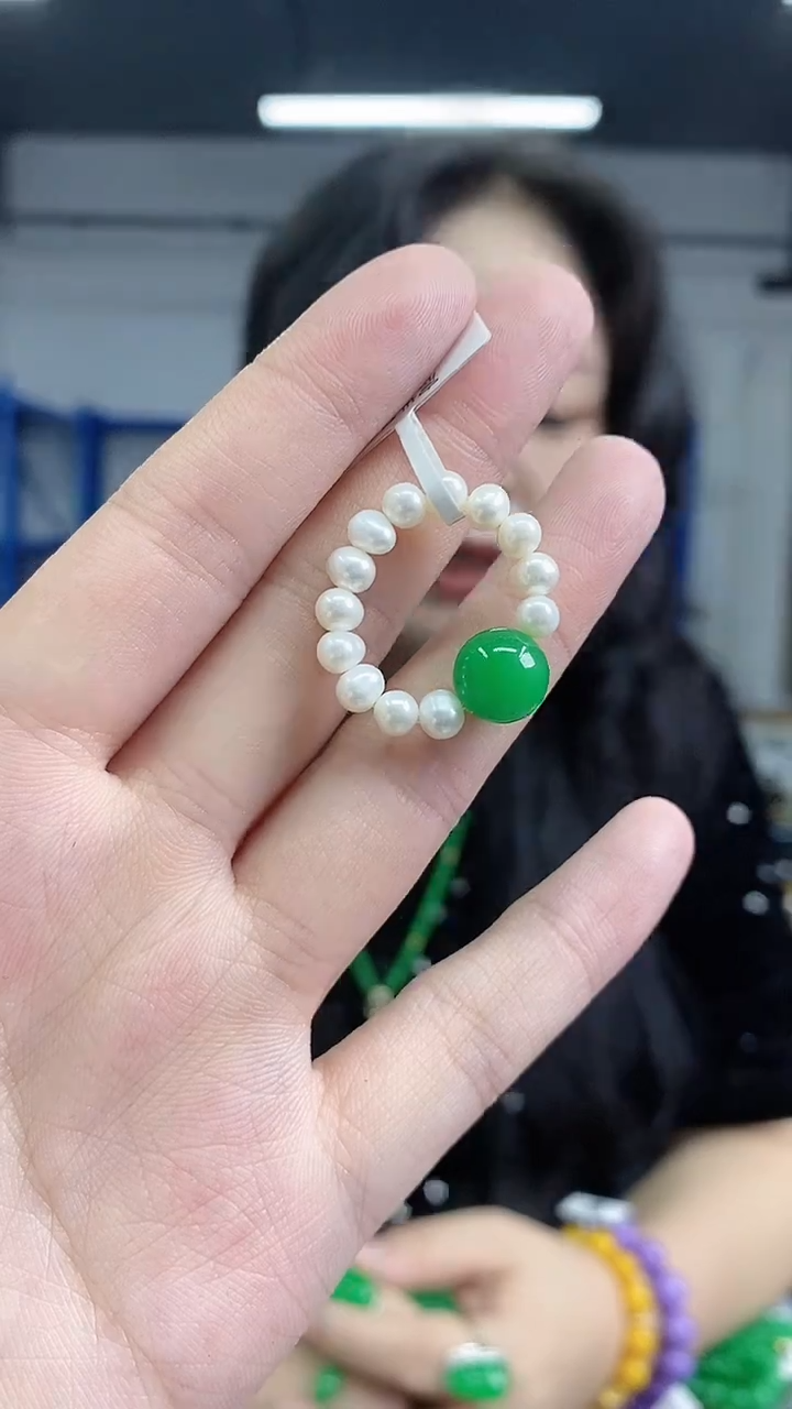 未镶嵌戒指翡翠闪购链接 多样性发其一颜色微差