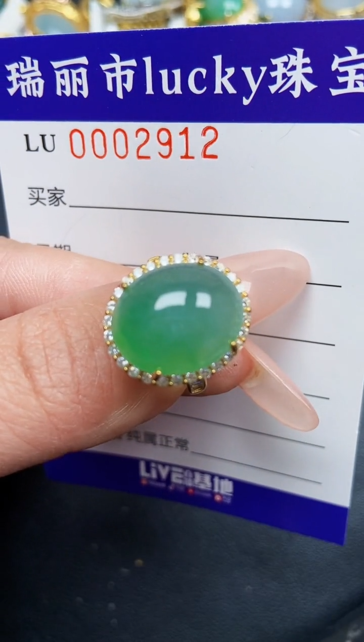 【闪购商品】翡翠颈饰银S925镶嵌2912