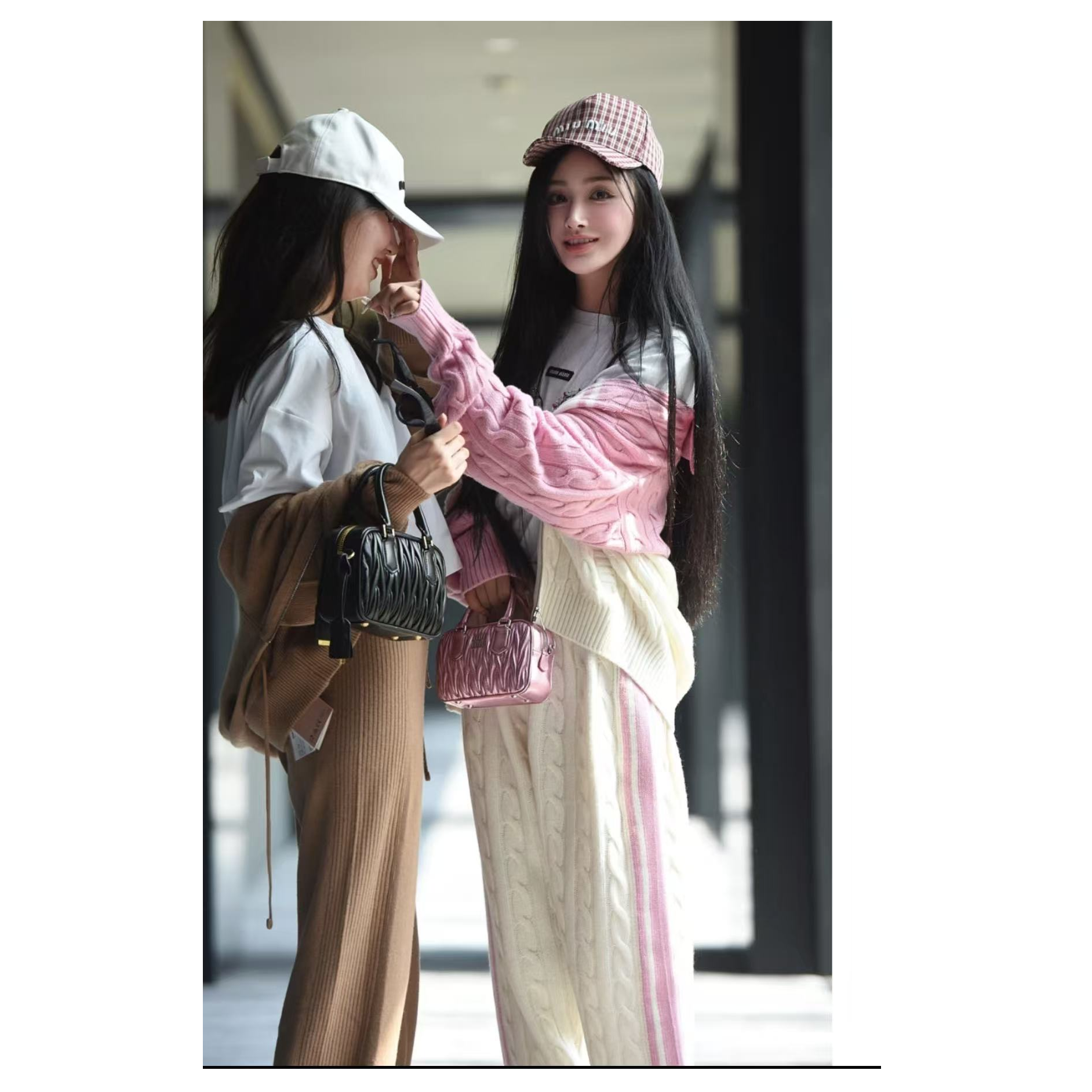 99新 MIU MIU/缪缪 双双臻选/sf00387/缪缪长裤/38